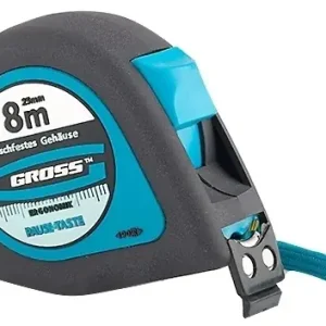 Rendeld meg most Gross mérőszalag, mágneses, gumis akasztóvég, 25mmx8m