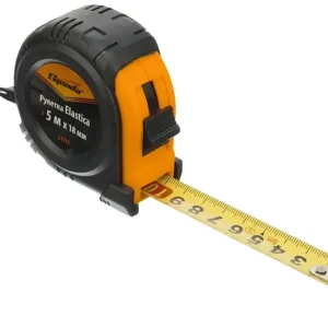 Sparta Elastica mérőszalag, gumírozott ház, stop funkció, 5mx18mm Újdonság