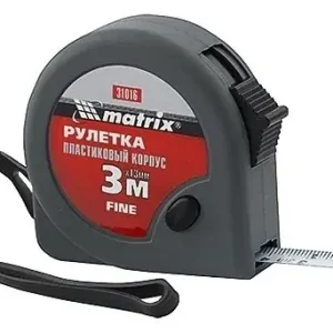Eredeti MTX Fine mérőszalag, műanyag ház, 3mx16mm