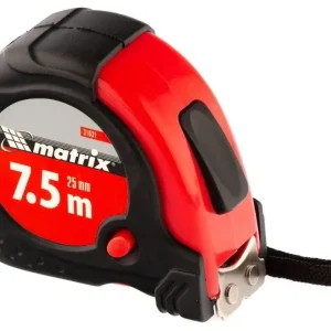 Biztonságos fizetés MTX mérőszalag, mágneses, gumírozott, 7.5mx25mm