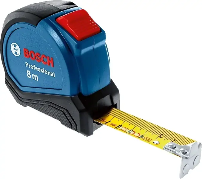 Bosch mérőszalag, mágneses horog, auto lock, 27mmx8m Korlátozott ajánlat