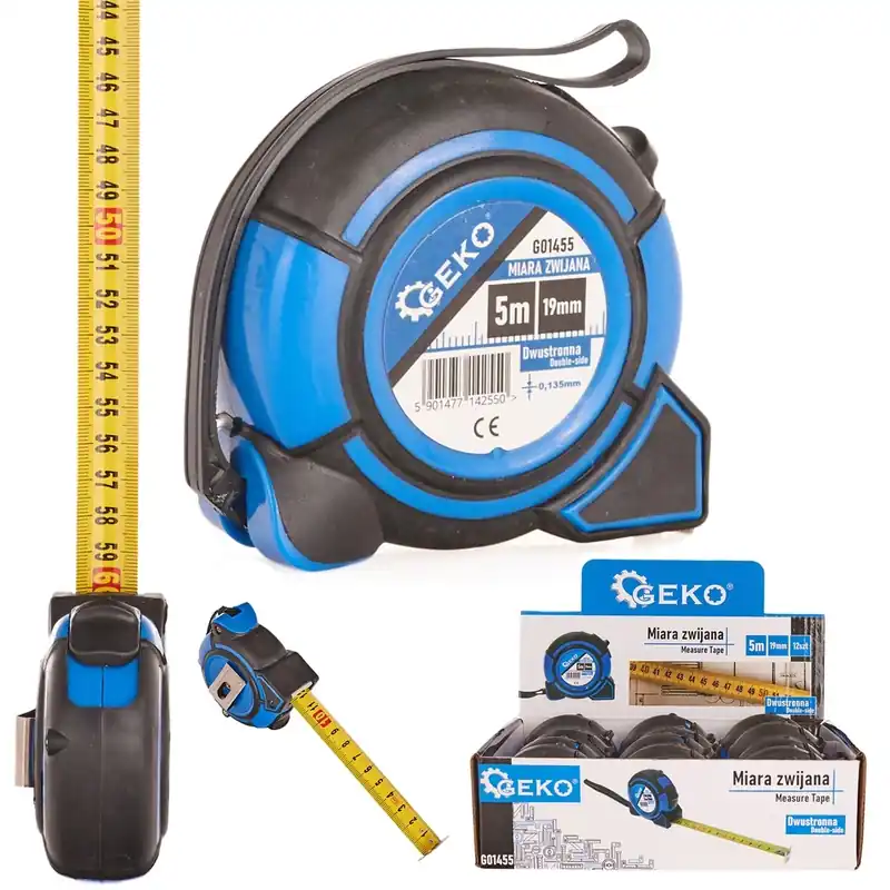 Vedd meg most Geko mérőszalag, kétoldalas, 25mmx7.5m
