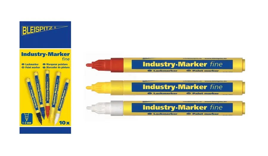 BLEISPITZ festékes, ipari jelölőfilc d1,0-2,0mm piros 10db No.0914 Legjobb ár