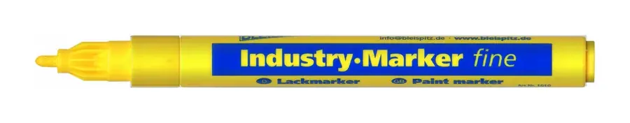 BLEISPITZ festékes, ipari jelölőfilc d1,0-2,0mm sárga 10db No.0952 Újdonság