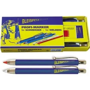 Ingyenes szállítás BLEISPITZ hegesztő jelölő készlet 2 töltőceruza + 15 betét No.0440