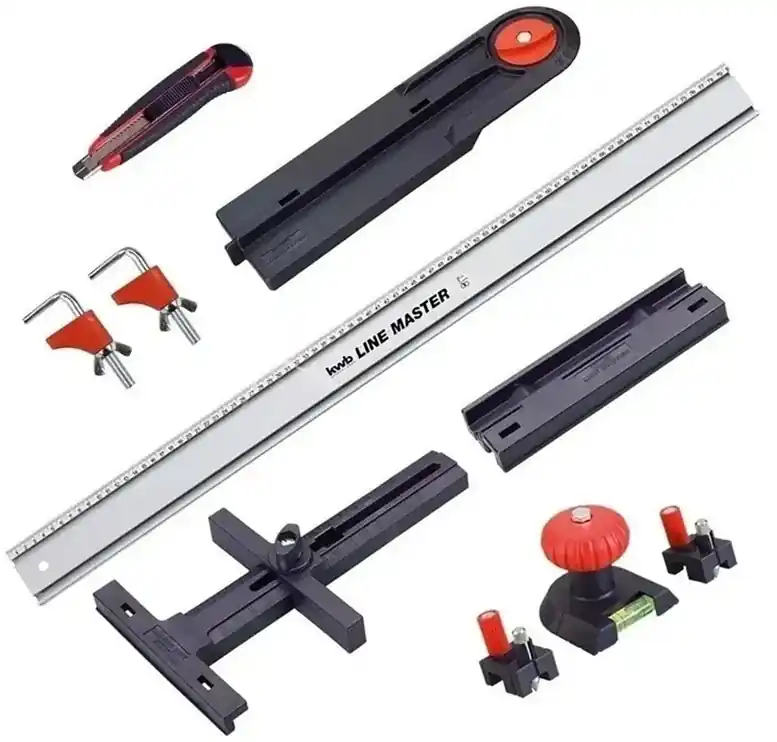 KWB Line Master Profi univerzális vezetőléc készlet, 10db, 800mm Kedvezmény
