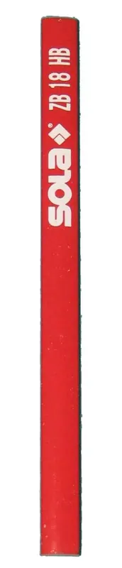 Újdonság Sola ACSAZB18 Ácsceruza, HB, 18cm, piros