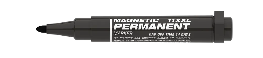 Ico Permanent 11 XXL alkoholos jelölőfilc, kerek, fekete, 3mm Utolsó esély