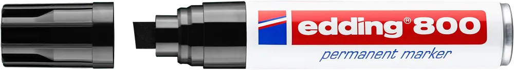 Edding 800 alkoholos jelölőfilc, vágott, fekete, 4-12mm Rendeld meg most