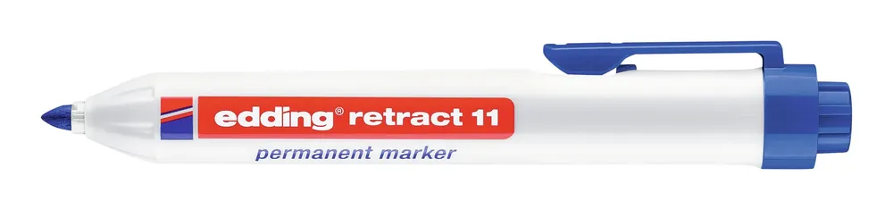 Expressz szállítás Edding retract 11 alkoholos jelölőfilc, kerek, kék, 1.5-3mm