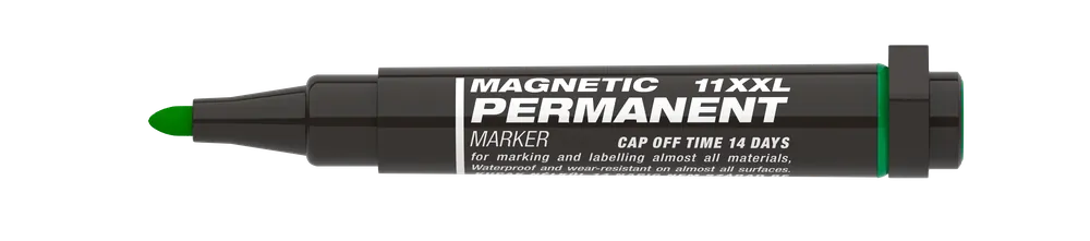 Ico Permanent 11 XXL alkoholos jelölőfilc, kerek, zöld, 3mm Expressz szállítás