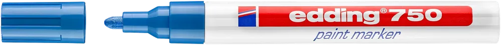 Kiárusítás Edding 750 lakk jelölőfilc, kerek, kék, 2-4mm