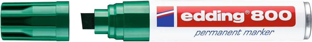 Edding 800 alkoholos jelölőfilc, vágott, zöld, 4-12mm Autentikus