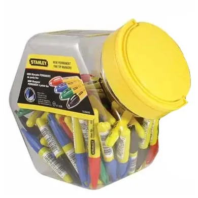 Prémium Stanley FatMax mini vékony hegyű jelölő filc, színes