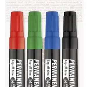 ICO Permanent 11 XXL alkoholos jelölőfilc készlet, kerek, 1-3mm, 4db Vedd meg most