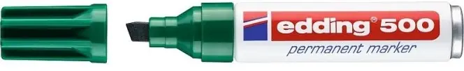 Biztonságos fizetés Edding 500 alkoholos jelölőfilc, vágott csúcs, zöld, 2-7mm