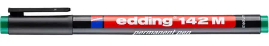 Utolsó esély Edding 142M alkoholos jelölőfilc, kerek, zöld, 1mm