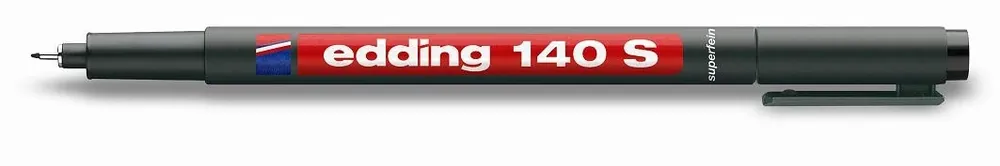 Edding 140S alkoholos jelölőfilc, kerek, fekete, 0.3mm Legjobb ár