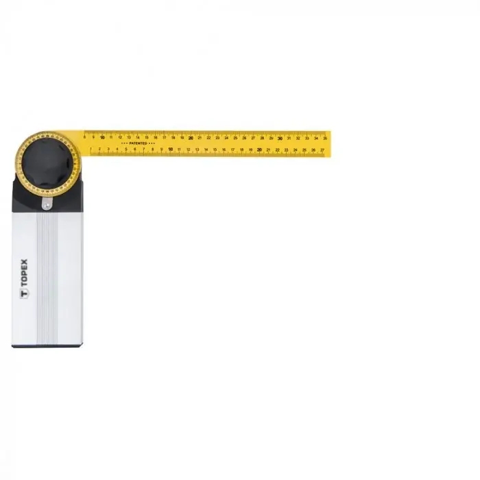 Topex szögmérő, alumínium, 350x210mm Legjobb ár