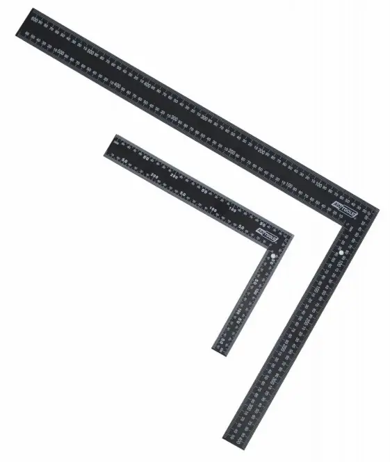 AWTools asztalos derékszög, acél, 20x30cm Autentikus