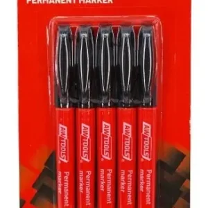 Kedvezmény AWTools alkoholos jelölő filc, fekete, 5db