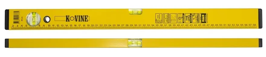 Tovarna Kovine vízmérték, 2 libellás, alumínium, 400mm Prémium