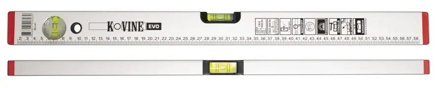 Rendeld meg most Tovarna Kovine Evo vízmérték, 2 libellás, alumínium, 1500mm