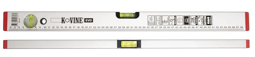 Olcsó Tovarna Kovine Evo vízmérték, 2 libellás, alumínium, 800mm