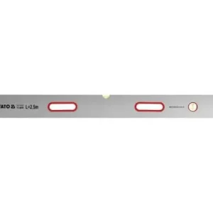 Yato Ölesléc libellával, alumínium, 2.5m Pénzvisszafizetés