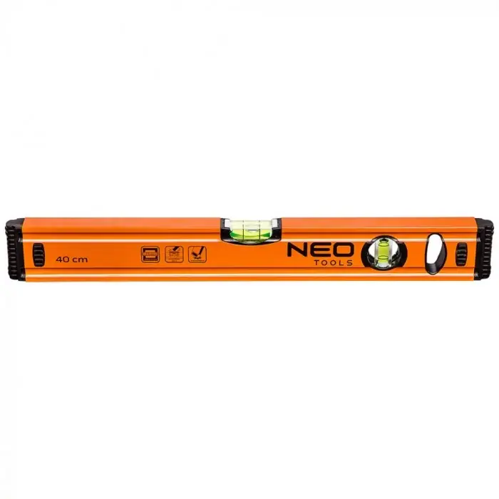 Kiváló minőség Neo Tools vízmérték, alu, 2 libella, 60cm