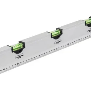 Népszerű Stalco sokcélú alumínium vízmérték, 5 libella, 80cm