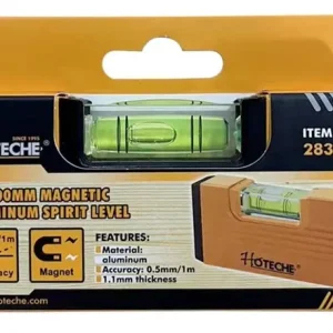 Hoteche vízmérték, mágneses, alumínium, 10cm Biztonságos fizetés