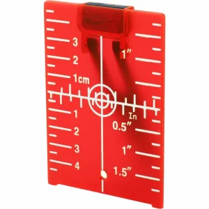 Extol Lézeres céltábla vízszintezőhöz, piros, 105x75mm Eredeti