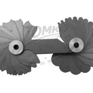 Ajánlat Rádiusz sablon külső-belső R15,5-25mm 2x15 lemezes