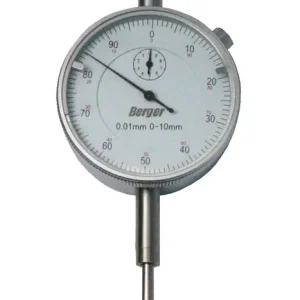 Utolsó esély Berger indikátor mérőóra, 0-10mm, 0.01mm