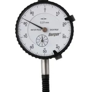 BERGER vízálló mérőóra, IP53 0-10/0,01mm Rendeld meg most