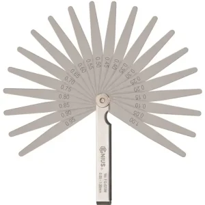 Újdonság Genius Tools hézagmérő, 20 lemezes, 0.05-1.00mm