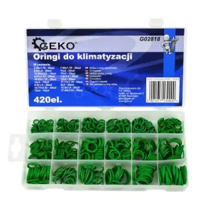 Geko O-gyűrűk a légkondicionálóhoz 420db-os Biztonságos fizetés