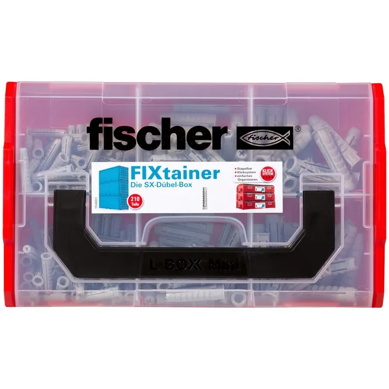 Fischer FixTainer SX dübel készlet, 210db Autentikus
