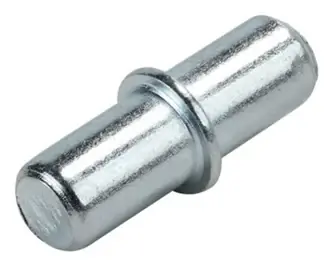 Gyors szállítás Polctartó, dugós, fém, nikkelezett, 6mm, 10db