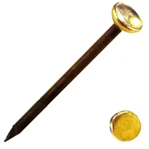 Korlátozott ajánlat Acéltűszeg bliszterben, TRO, kék réz fejjel, 1.4x25mm, 50db