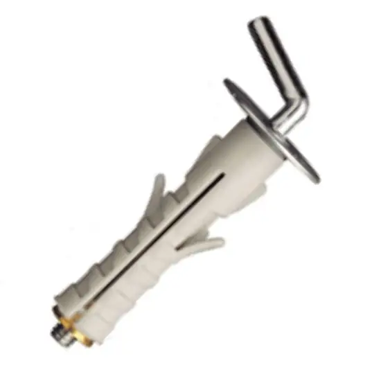 Legjobb ár Műanyag tipli önfeszítő kampóval, 9x40mm