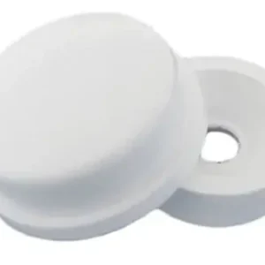 Kedvezmény Tükörrögzítő gomb bliszterben, műanyag, fehér, 4db