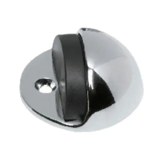 Ajtóütköző félgömb, króm Csak ma