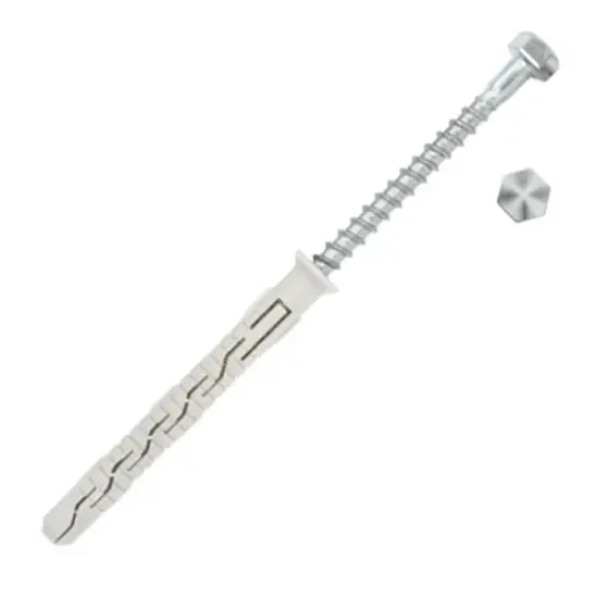 Rögzítő tipli műanyag, állványcsavarral 8x80mm/6x85mm (Wkret-met) Kiváló minőség