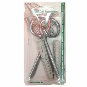 Olcsó Stalco tipli+horogkampó, 12x80mm+8x90mm, 2db