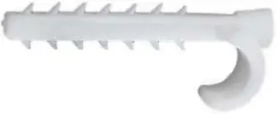 Stalco kábel rögzítő tipli, horgos, 10mm, 100db Kiváló minőség