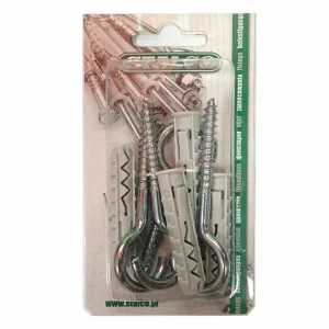 Stalco tipli+csillárkampó, 10x50mm+6x52mm, 4db Olcsó