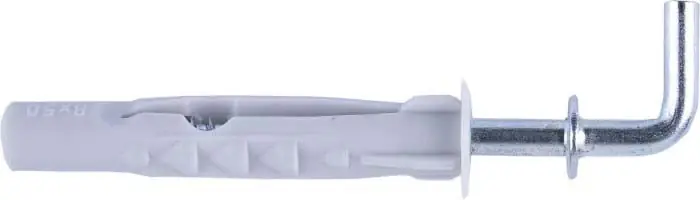 Stalco univerzális nylon dübel, kampós csavarral 8x65mm, 25db Gyors szállítás