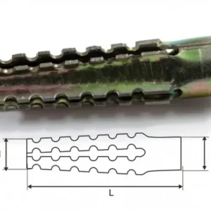 Stalco terpesztő/feszítő tipli gázbetonhoz, 10x60mm, 50db Újdonság